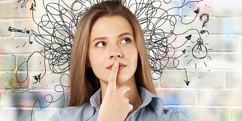 Kaj storiti, ko se misli znajdejo v nasprotju z razmišljanjem?